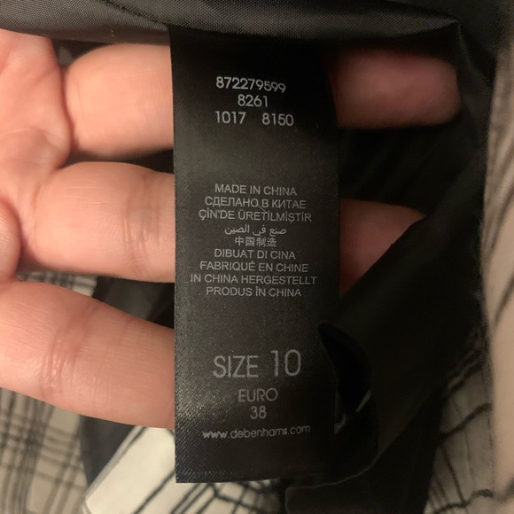 Authentic Black and white(cream) Jasper Conran coat. - Picture 10 of 10